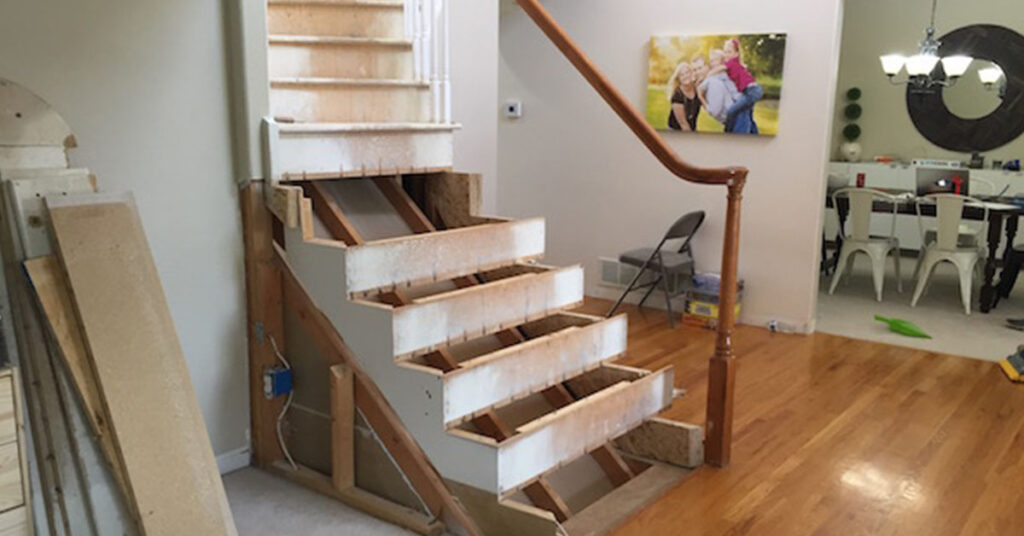 how to remodel stairs