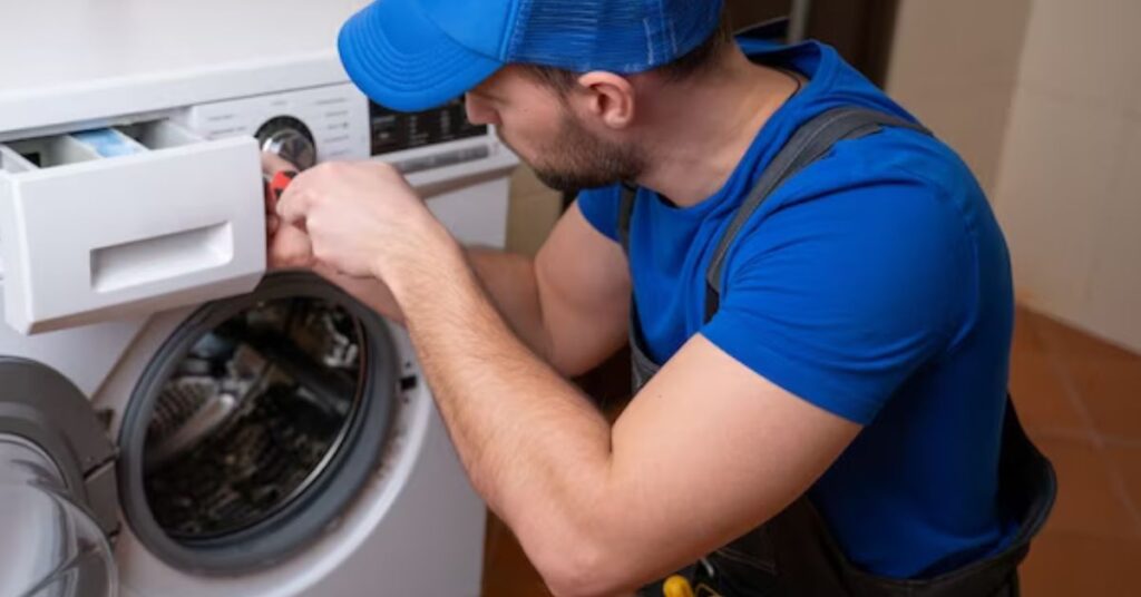 can a plumber fix a washing machine